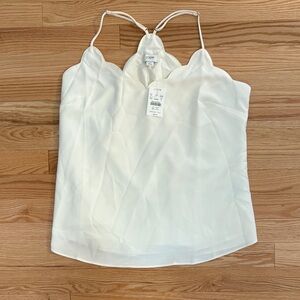 J. Crew Elegant White Camisole